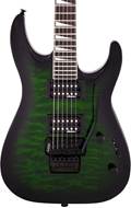 Jackson JS Series Dinky Arch Top JS32Q DKA Transparent Green Burst Amaranth Fingerboard