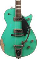 Gretsch G6128T 1955 Duo Jet Sea Foam Green Heavy Relic #UC26044000