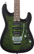 Charvel MJ San Dimas Style 1 HSH Transparent Green Burst