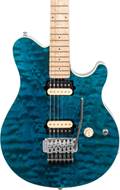 Music Man 30th Anniversary Axis Translucent Blue Quilt/Black Blue Sparkle Back