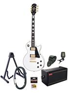 Epiphone Les Paul Custom & Spark 2 Pack Alpine White